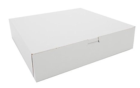 Southern Champion Tray 0984 Premium Clay Coated Kraft Paperboard White Non-Window Lock Corner Bakery Box, 12