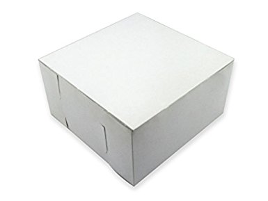 W PACKAGING WPLC16166WK Plain Cake/Donut Box, Lock Corner, 16