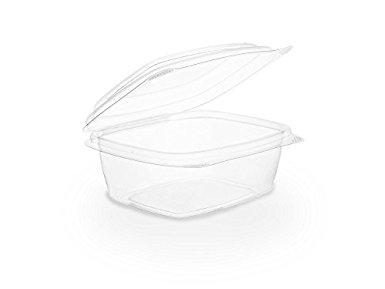 Vegware VHD-08 Hinged Deli Container, 8 oz., PLA (Pack of 300)