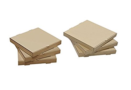 W PACKAGING WPPB12KP Plain Pizza Box, B-Flute, 1 5/8