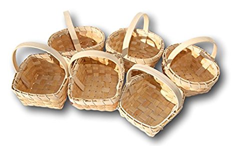 Small Woodchip Country Basket - Set of 6 Styles