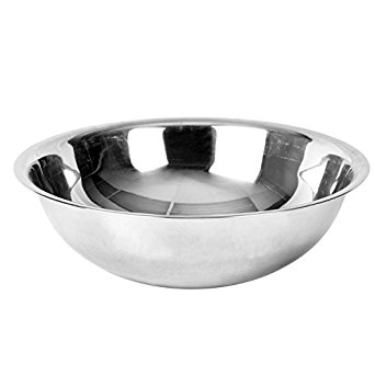 Excellante Mixing Bowl, Heavy Duty, Stainless Steel, 22 gauge, 16 quart, 0.8 mm