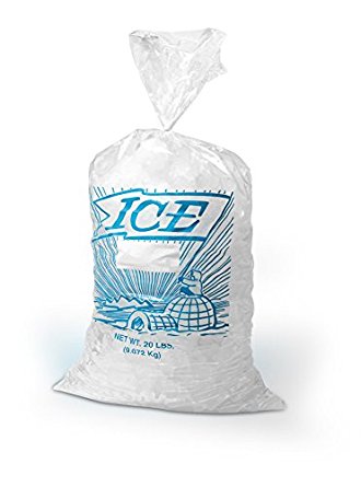 Elkay Plastics H21PMET Metallocene Ice Bag, Printed, 12