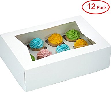 Window Bakery Cupcake Box With Insert 14