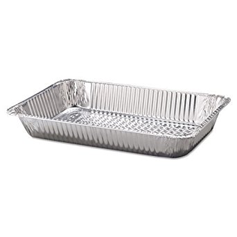 Handi-Foil Steam Table Aluminum Pan, Full-Size, 20 3/4 x 12 7/8 x 3 3/16 - Includes 50 pans per case.