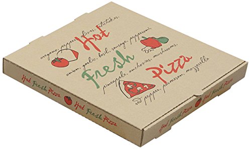 W PACKAGING WPPB16K Pizza Box, 1 5/8