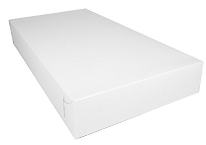 Southern Champion Tray 2037 Clay Coated Kraft Paperboard White Lock Corner Donut Tray, 23