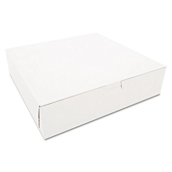 BAKERY BOX 10X10X2.5 WHI 250