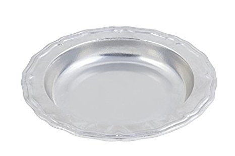 Bon Chef 9062PG Aluminum/Pewter Glo Salad Serving Bowl, 2 quart Capacity, 10-1/2 Diameter x 3-1/4 Height (Pack of 3)