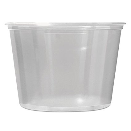 Fabri-Kal Microwavable Deli Containers, 16oz, Clear - Includes 500 containers.