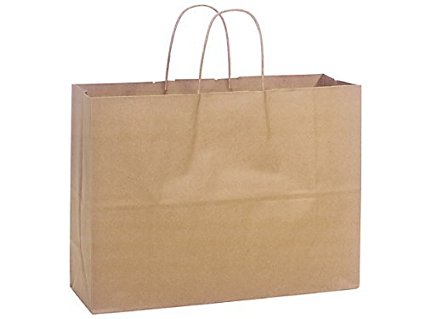 ABC Kraft Paper Shopping Bag Vogue, 16 x 6 x 12 1/2