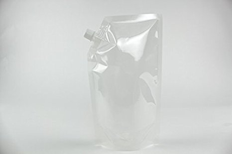 (500) 5.5” X 9.0” X 3.0” OD Transparent Spout Bags