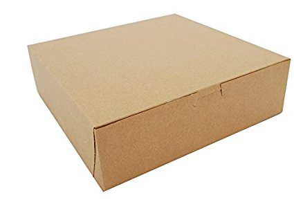 Southern Champion Tray 0971K Kraft Paperboard Non Window Lock Corner Bakery Box, 10