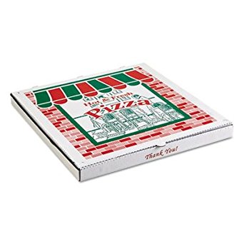 ARV9084393 - Arvco Corrugated Pizza Boxes, Kraft, 8 X 8