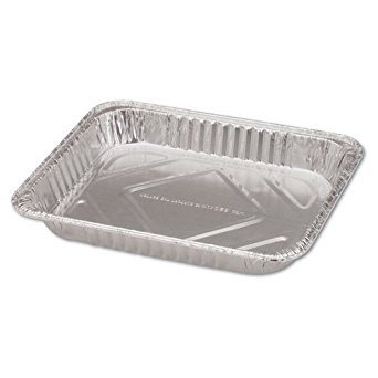 Handi-Foil Steam Table Aluminum Pan, Half-Size, 1-1/2 Shallow - Includes 100 per case.