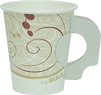 Solo 376HSM-J8000 6 oz Symphony SSP Paper Hot Cup (Case of 1000)