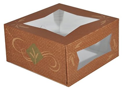 Southern Champion Tray 24056 Clay Coated Kraft Paperboard Hearthstone Window Bakery Box, 8