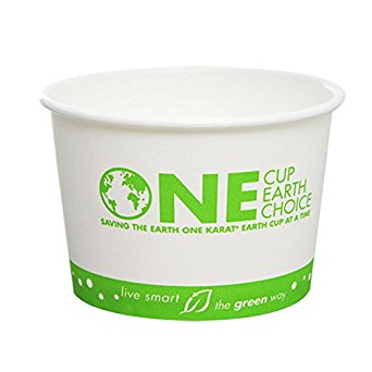 Lollicup KE-KDP16 Karat Earth Hot/Cold Paper Food Container, 