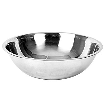 Excellante Mixing Bowl, Heavy Duty, Stainless Steel, 22 gauge, 13 quart, 0.8 mm