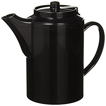 Service Ideas TS612BL Teapot, 16 oz., Black