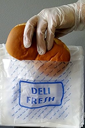 Deli Flip Top Sandwich Meat Bags, Saddle Pack, 10