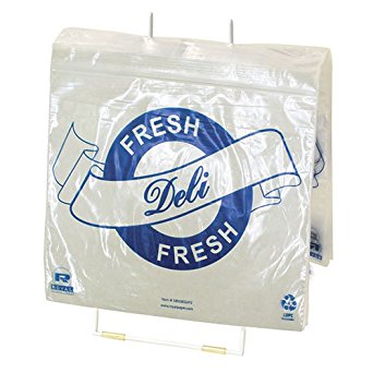 Royal Low Density Printed and Zip Sealed Deli Saddle Bags, 10