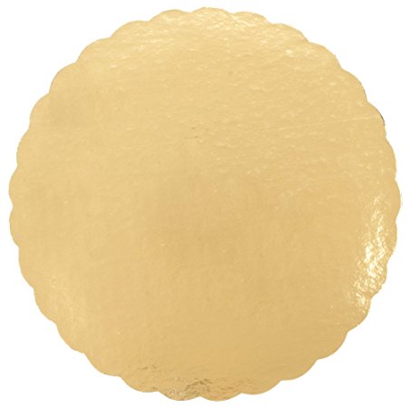 Gold Cake Board Circles with 10